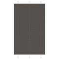 vidaXL Plissee Anthrazit Stoffbreite 39,4 cm Polyester