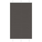 vidaXL Plissee Anthrazit Stoffbreite 39,4 cm Polyester