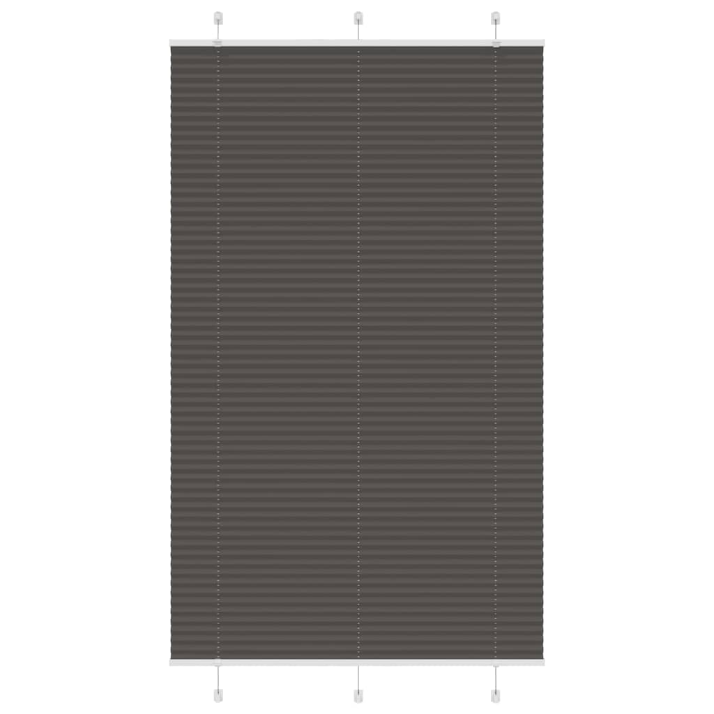 vidaXL Plissee Anthrazit Stoffbreite 39,4 cm Polyester
