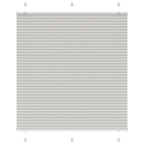 vidaXL Plissee Anthrazit Stoffbreite 39,4 cm Polyester