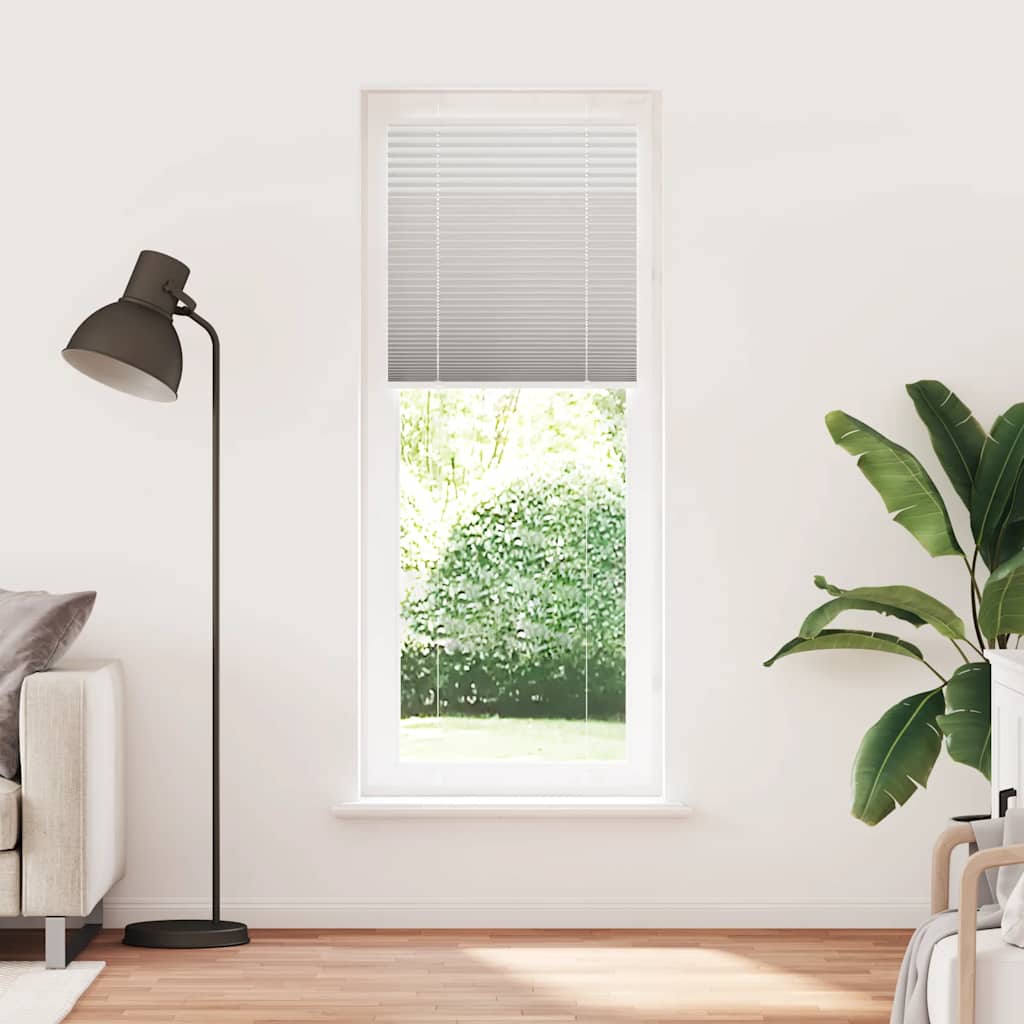 vidaXL Plissee Anthrazit Stoffbreite 39,4 cm Polyester