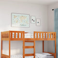vidaXL Kinderbett ohne Matratze Wachsbraun 90x200 cm Massivholz Kiefer