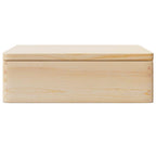 vidaXL Holzkiste mit Deckel 40x30x13 cm Massivholz Kiefer