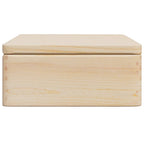 vidaXL Holzkiste mit Deckel 40x30x13 cm Massivholz Kiefer