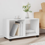 vidaXL Rollschrank Weiß 72x33x42,5 cm Holzwerkstoff