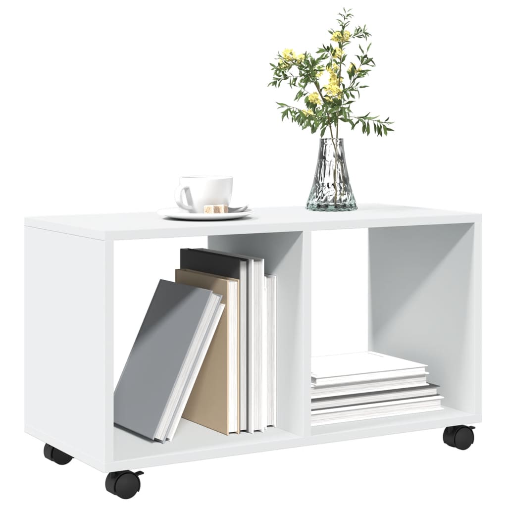 vidaXL Rollschrank Weiß 72x33x42,5 cm Holzwerkstoff