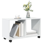 vidaXL Rollschrank Weiß 72x33x42,5 cm Holzwerkstoff