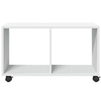 vidaXL Rollschrank Weiß 72x33x42,5 cm Holzwerkstoff