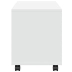 vidaXL Rollschrank Weiß 72x33x42,5 cm Holzwerkstoff