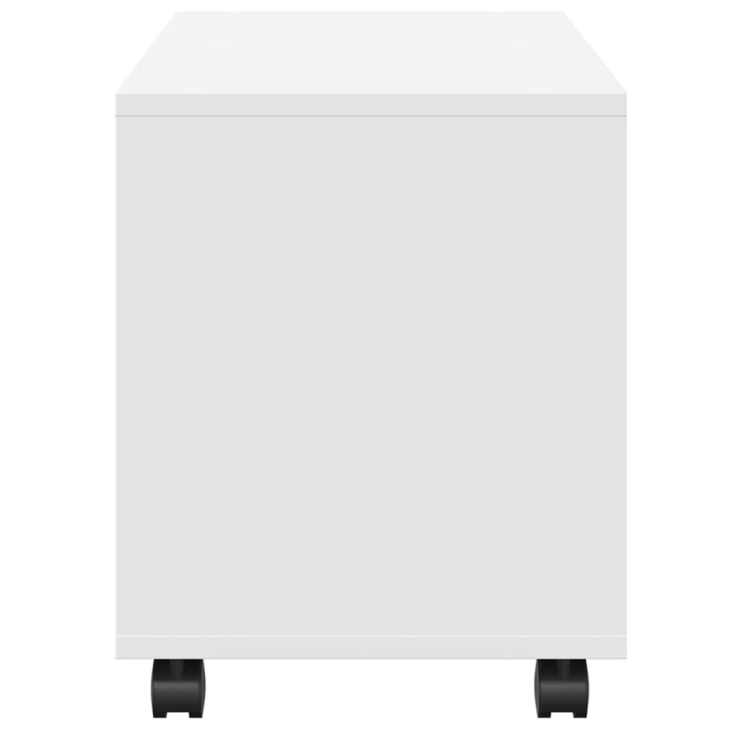 vidaXL Rollschrank Weiß 72x33x42,5 cm Holzwerkstoff