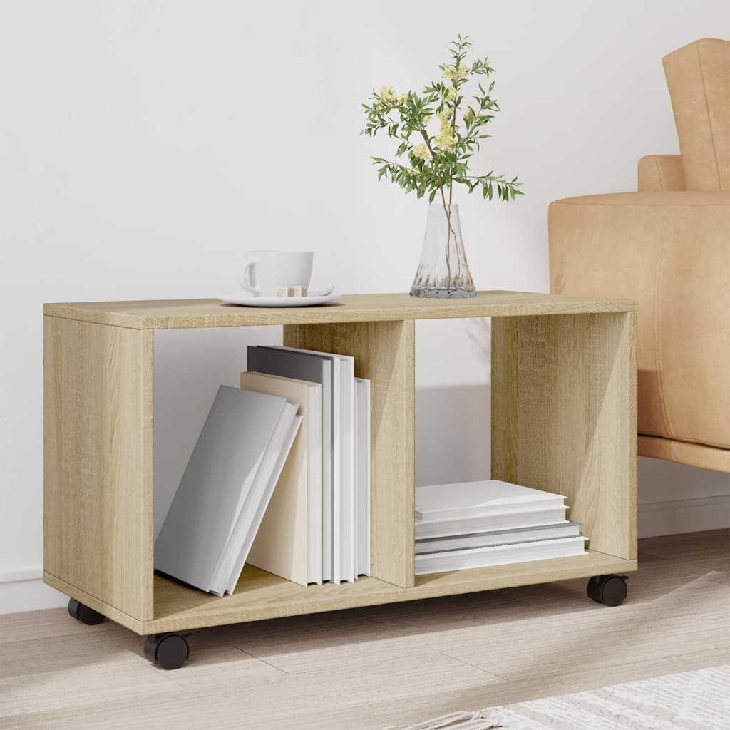 vidaXL Rollschrank Sonoma-Eiche 72x33x42,5 cm Holzwerkstoff