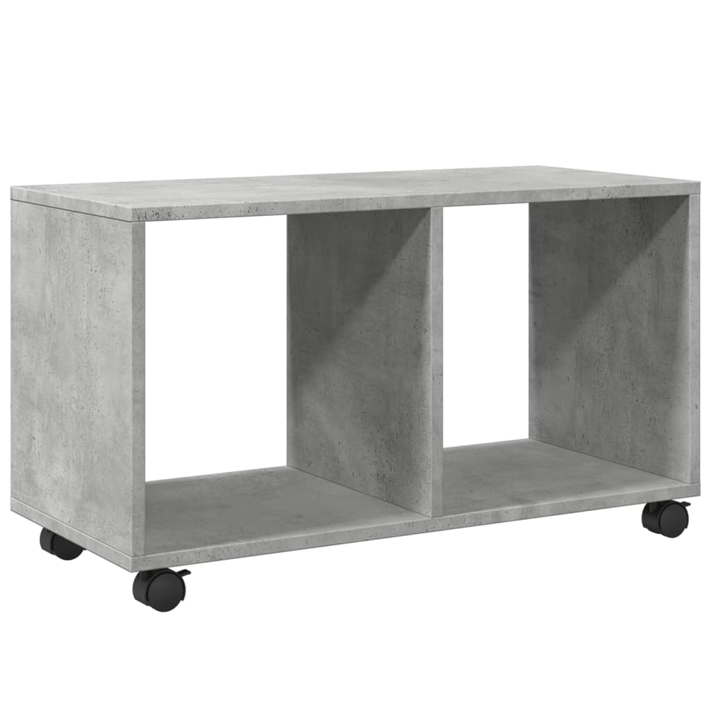 vidaXL Rollschrank Betongrau 72x33x42,5 cm Holzwerkstoff