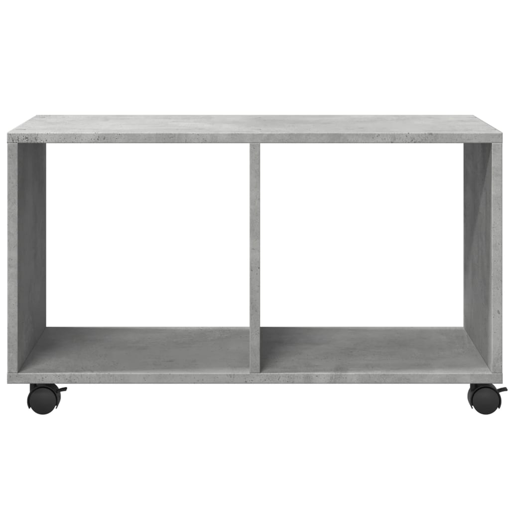 vidaXL Rollschrank Betongrau 72x33x42,5 cm Holzwerkstoff
