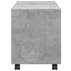 vidaXL Rollschrank Betongrau 72x33x42,5 cm Holzwerkstoff