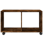 vidaXL Rollschrank Räuchereiche 72x33x42,5 cm Holzwerkstoff