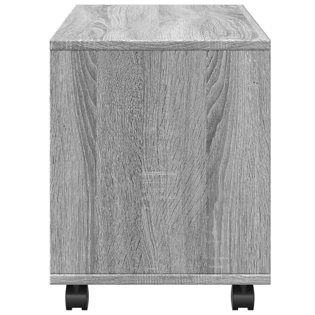 vidaXL Rollschrank Grau Sonoma 72x33x42,5 cm Holzwerkstoff