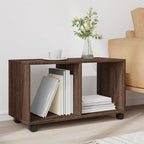 vidaXL Rollschrank Braun Eichen-Optik 72x33x42,5 cm Holzwerkstoff