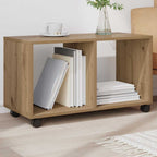 vidaXL Rollschrank Artisan-Eiche 72x33x42,5 cm Holzwerkstoff