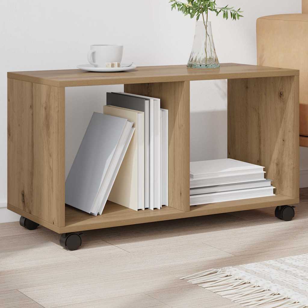 vidaXL Rollschrank Artisan-Eiche 72x33x42,5 cm Holzwerkstoff