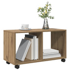 vidaXL Rollschrank Artisan-Eiche 72x33x42,5 cm Holzwerkstoff