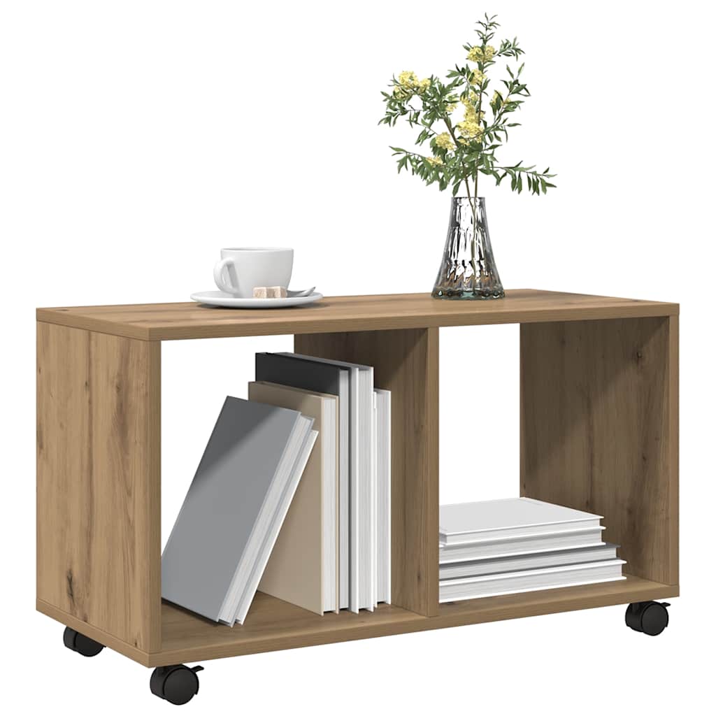vidaXL Rollschrank Artisan-Eiche 72x33x42,5 cm Holzwerkstoff
