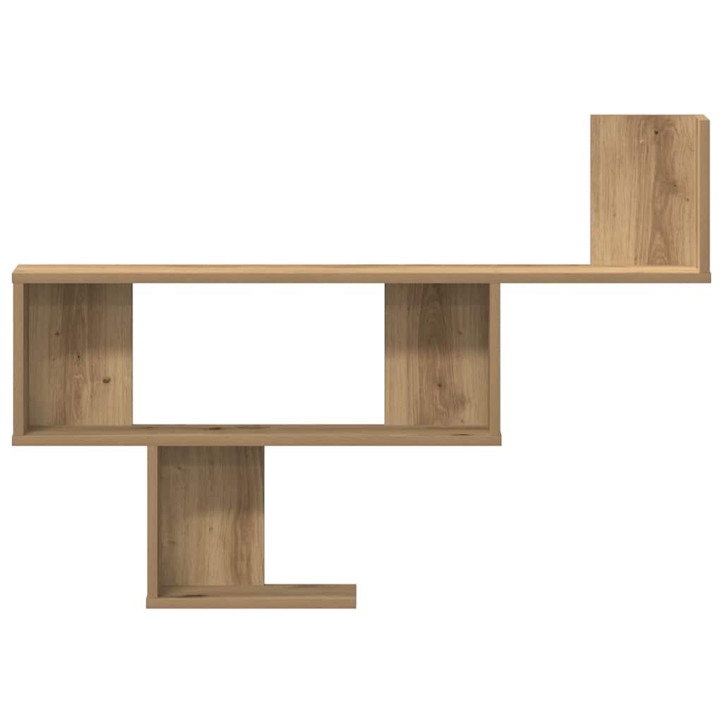 vidaXL Wandregal Artisan-Eiche 100x15x70 cm Holzwerkstoff