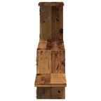 vidaXL Wandregal Altholz-Optik 104x15x49 cm Holzwerkstoff