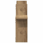 vidaXL Wandregale 2 Stk. Artisan-Eiche 38x12x38 cm Holzwerkstoff