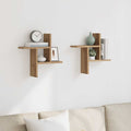 vidaXL Wandregale 2 Stk. Artisan-Eiche 38x12x38 cm Holzwerkstoff