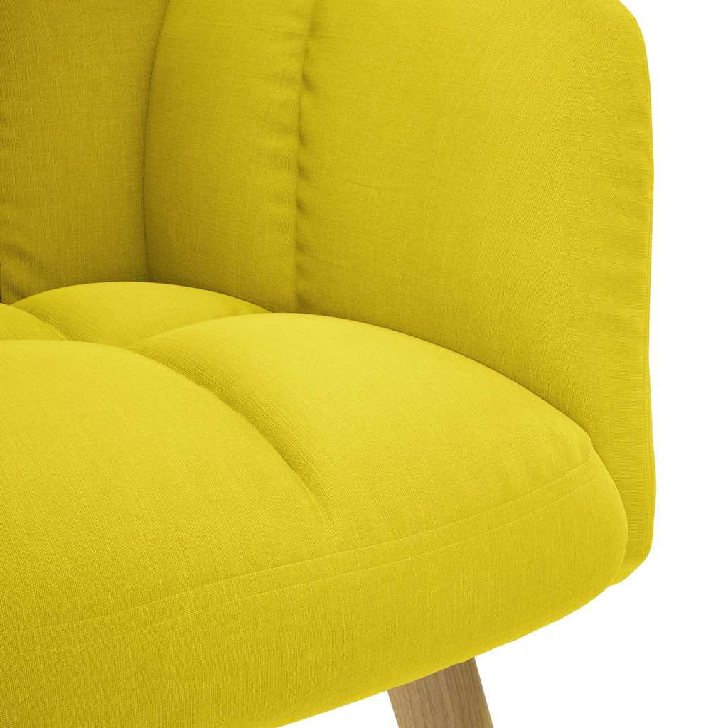 vidaXL Relaxsessel Hellgelber Stoff