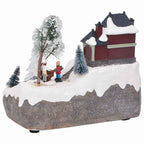 vidaXL Weihnachtlicher Tisch Mehrfarbig 23,5 x 16 x 18,5 cm Harz