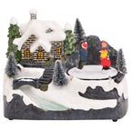 vidaXL Weihnachtlicher Tisch Mehrfarbig 16 x 11,5 x 13 cm Kunststoff