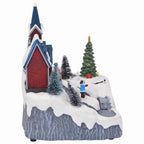 vidaXL Weihnachtsdorf Dekoration Mehrfarbig 20,5 x 17 x 21 cm