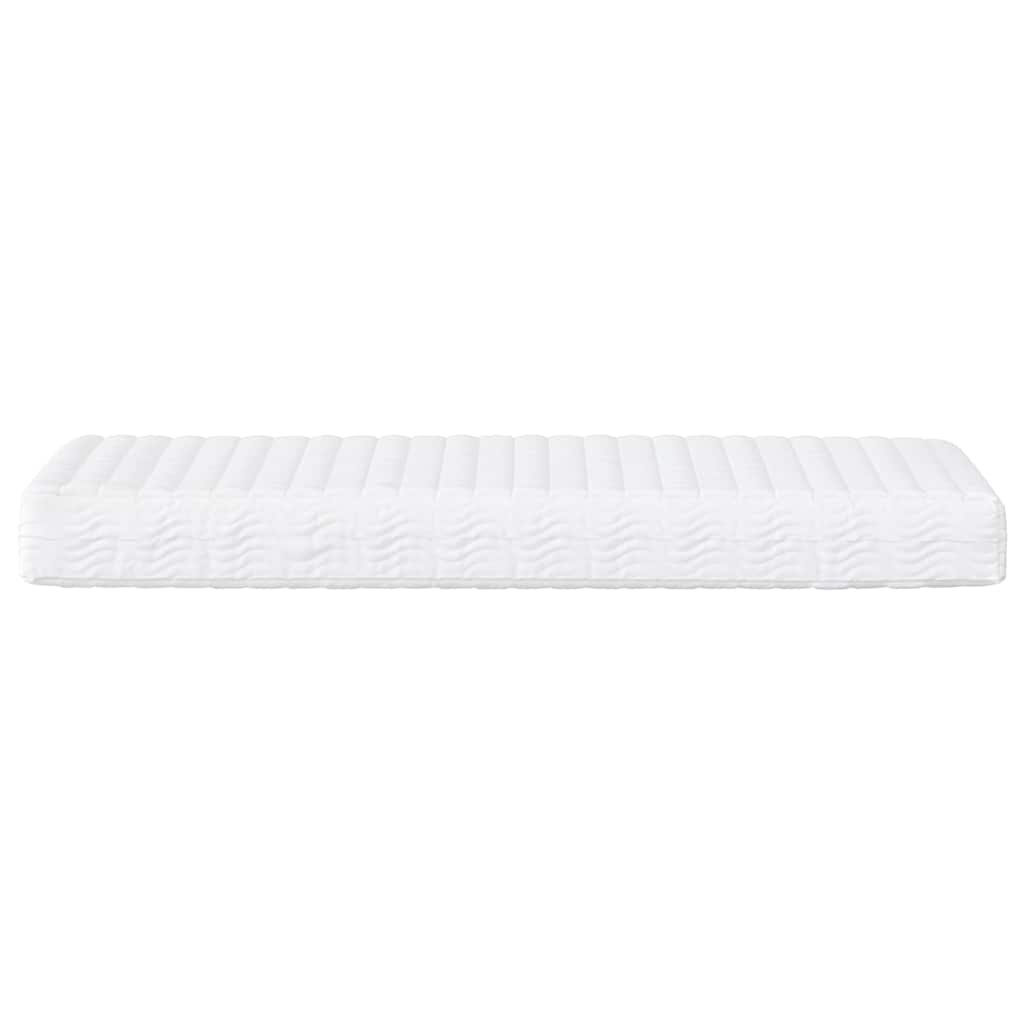 vidaXL Schaumstoffmatratze für Kinder Weiß 80x160 cm Härtegrad H2 H3