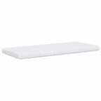 vidaXL Schaumstoffmatratze Kinder Weiß 80x160 cm 7-Zonen Härte 20 ILD