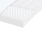 vidaXL Schaumstoffmatratze Kinder Weiß 80x160 cm 7-Zonen Härte 20 ILD