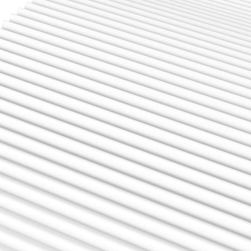 vidaXL Schaumstoffmatratze Weiß 80x210 cm Härtegrad H2 H3