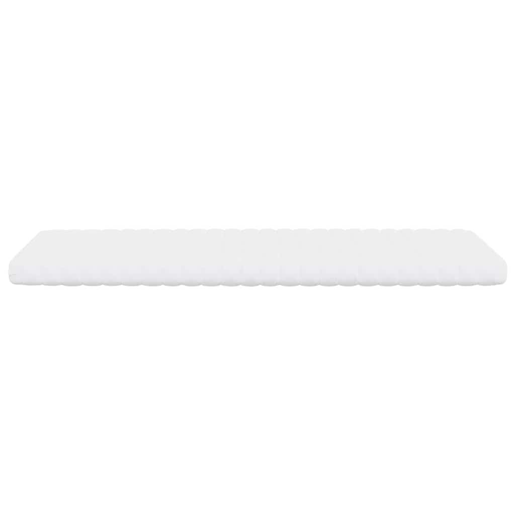 vidaXL Schaumstoffmatratze Weiß 80x210 cm 7-Zonen Härtegrad 20 ILD