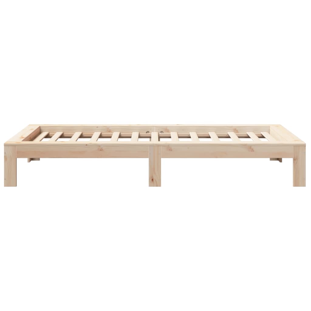 vidaXL Massivholzbett ohne Matratze 100x200 cm Kiefernholz