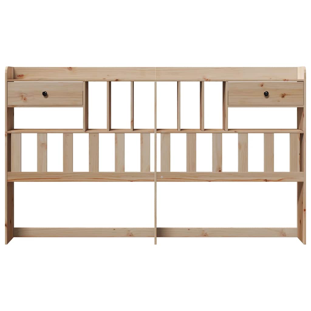 vidaXL Kopfteil mit Stauraum 180 cm Massivholz Kiefer