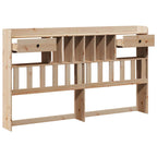 vidaXL Kopfteil mit Stauraum 180 cm Massivholz Kiefer