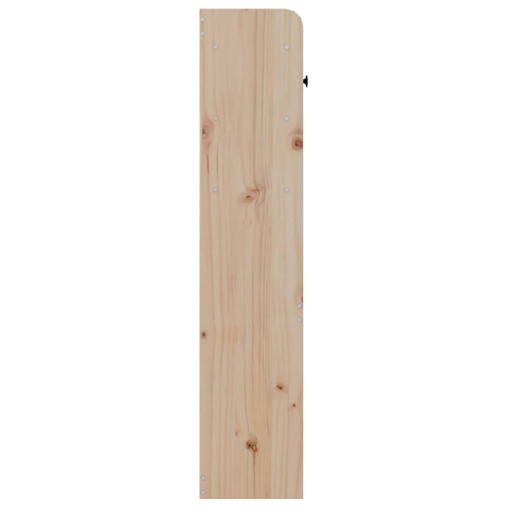 vidaXL Kopfteil mit Stauraum 180 cm Massivholz Kiefer