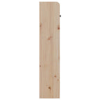 vidaXL Kopfteil mit Stauraum 180 cm Massivholz Kiefer