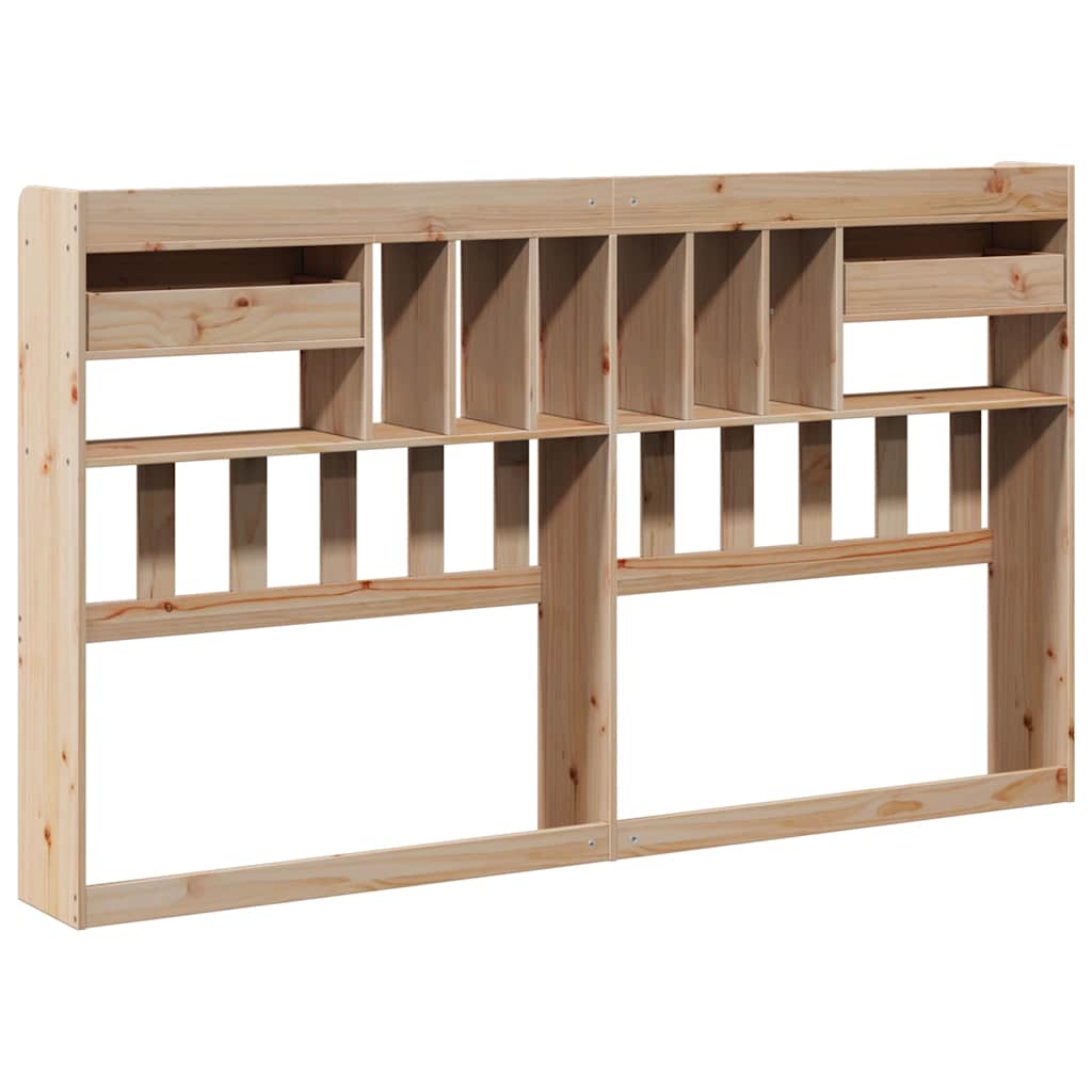 vidaXL Kopfteil mit Stauraum 180 cm Massivholz Kiefer