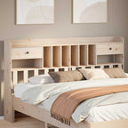 vidaXL Kopfteil mit Stauraum 180 cm Massivholz Kiefer