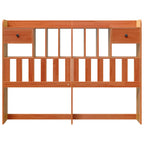 vidaXL Kopfteil mit Stauraum Wachsbraun 160 cm Massivholz Kiefer
