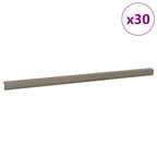 vidaXL Treppenkantenprofile 30 pcs Champagner 67 x 3.5 x 3 cm