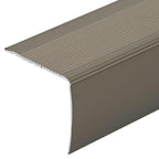 vidaXL Treppenkantenprofile 10 pcs Champagner 67 x 3 x 2 cm Aluminium