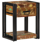 vidaXL Nachttisch 40 x 35 x 50 cm Massives upgecyceltes Holz