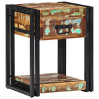 vidaXL Nachttisch 40 x 35 x 50 cm Massives upgecyceltes Holz